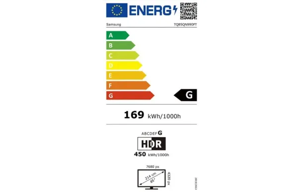 SAMSUNG Téléviseur UHD 4K SA TQ85QN990FTXXC